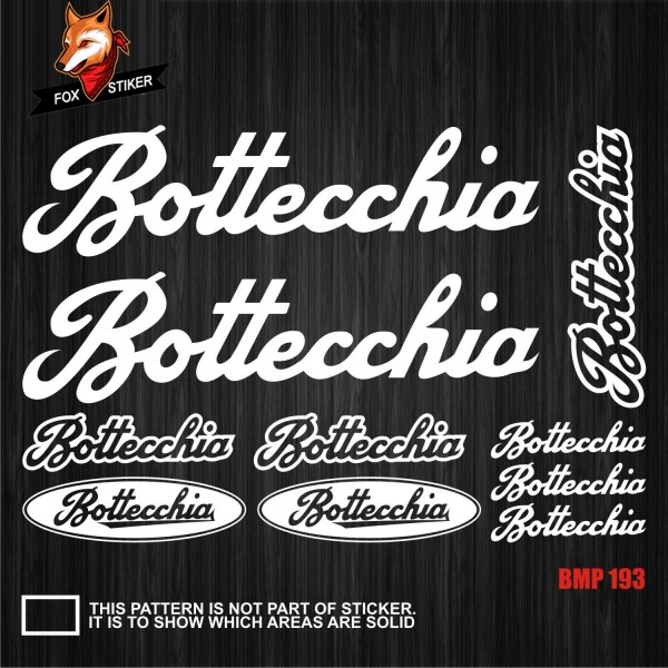 Bicycle Frame Decal Stickers Bottecchia 02